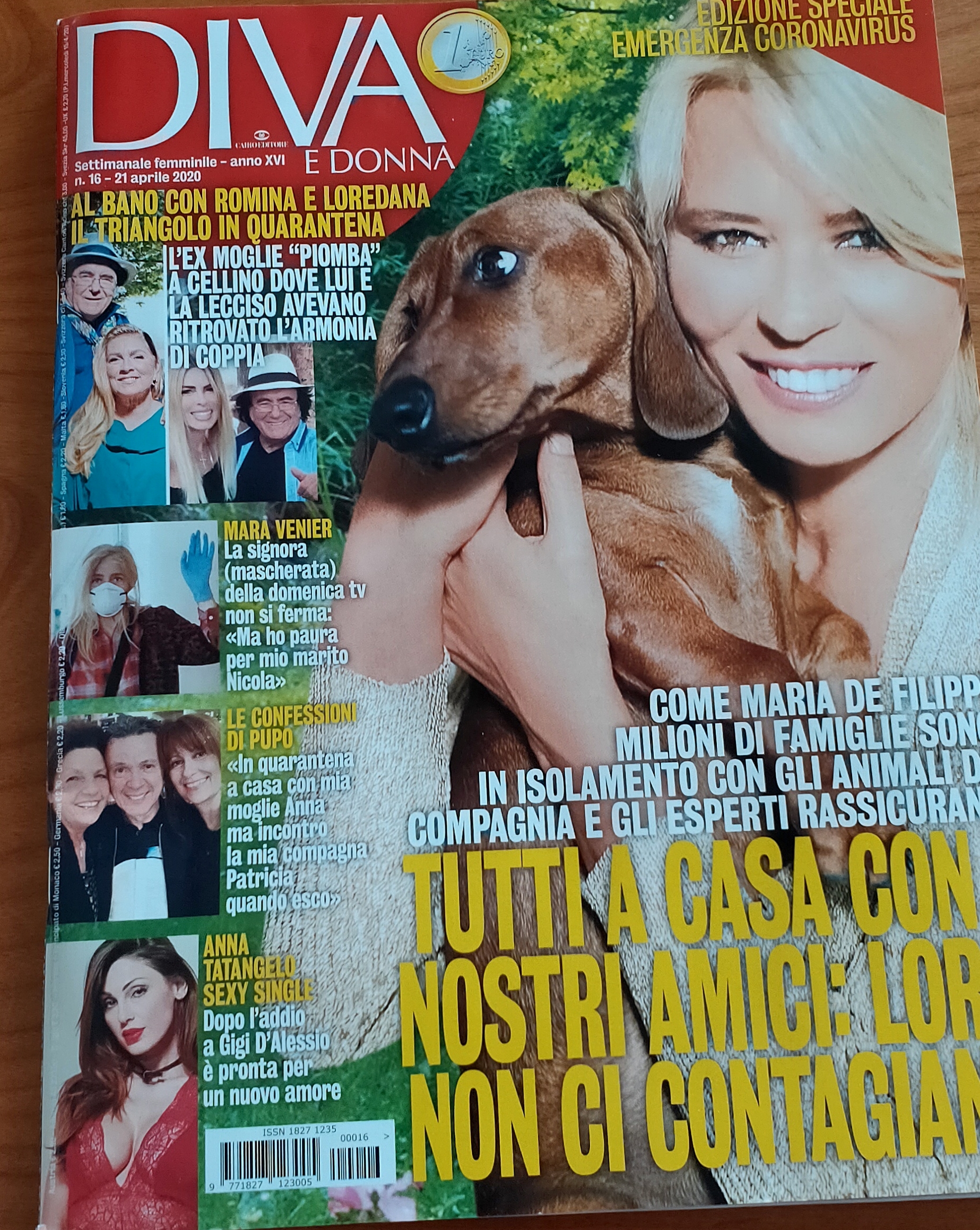 Su diva e donna in edicola oggi